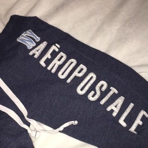 Aeropostale blue cinched joggers